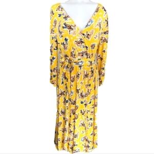 Modcloth Back in the Saddle Wrap Dress